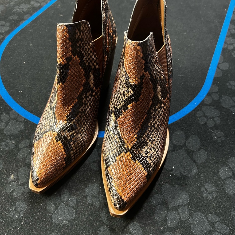 Vince Camuto, Snakeskin Ankle Boots
